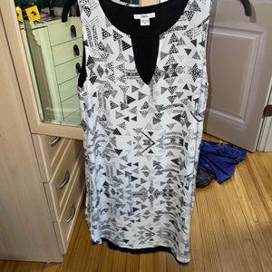 Black and white dress